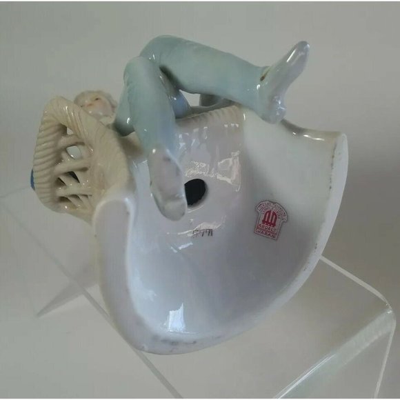 Vintage Lenwile ARDALT JAPAN COLONIAL FIGURINES Man in Wicker Chair 7.5" tall - Picture 7 of 12